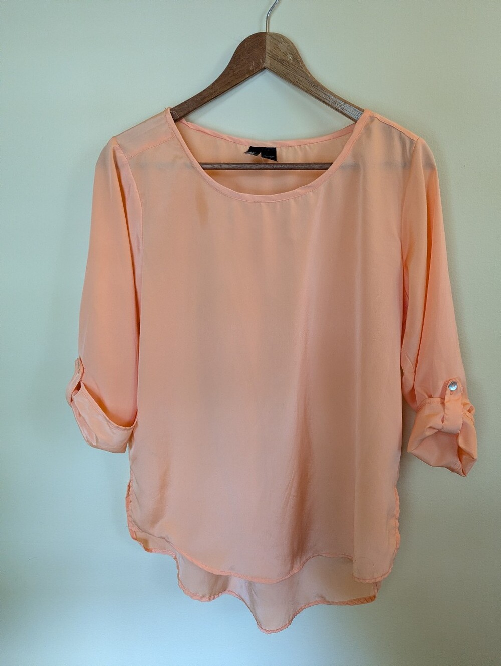 Fun & Flirt Orange Blouse Size M